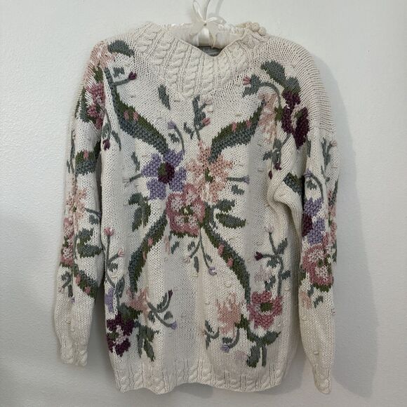Jennifer Reed | Sweaters | Vintage Jennifer Reed Hand Knit Sweater ...